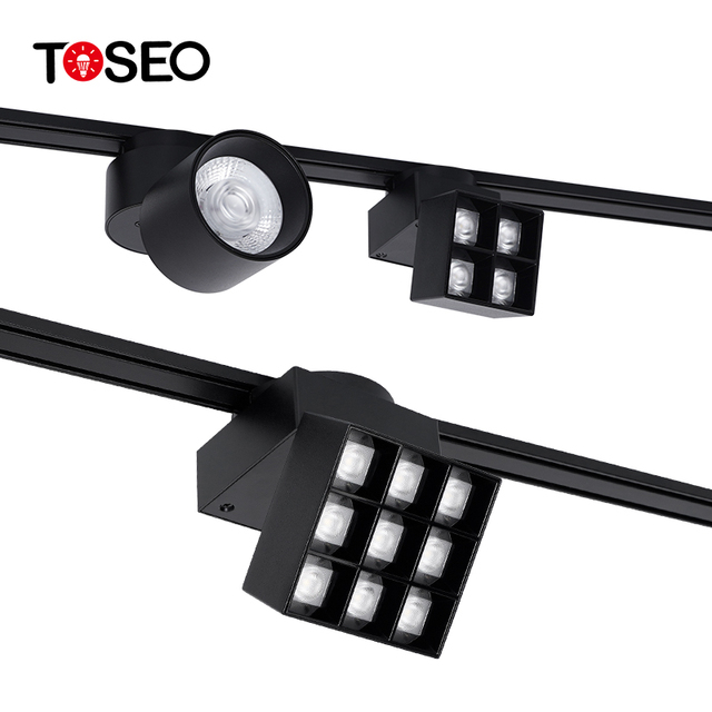Adjustable Surface Mounted Lights Tuya Smart System Track Light Ultra Thin Magnetic Track Light