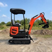 Certifié CE pour moteur 1.8T, mini-excavatrice avec pompe/moteur hydraulique, pince hydraulique pour le défrichement des sols rocheux