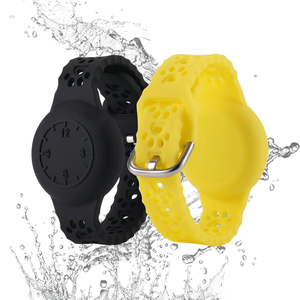 Bonita correa de silicona impermeable para <span class=keywords><strong>Apple</strong></span> <span class=keywords><strong>Airtag</strong></span>, soporte de pulsera de silicona para niños, pulsera infantil para <span class=keywords><strong>Airtag</strong></span> Tracker, accesorios - Product Image 1