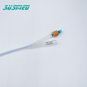 สายสวนซิลิโคนซิลิโคนบริสุทธิ์แบบสองทางทางการแพทย์แบบใช้แล้วทิ้ง2ทาง - Product Image 4