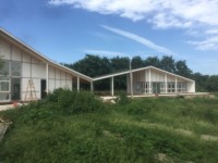 Trending Low-Cost Residential Farmhouse Montaje rápido y fácil Estructura de madera Exterior de madera Casa prefabricada Madera atractiva