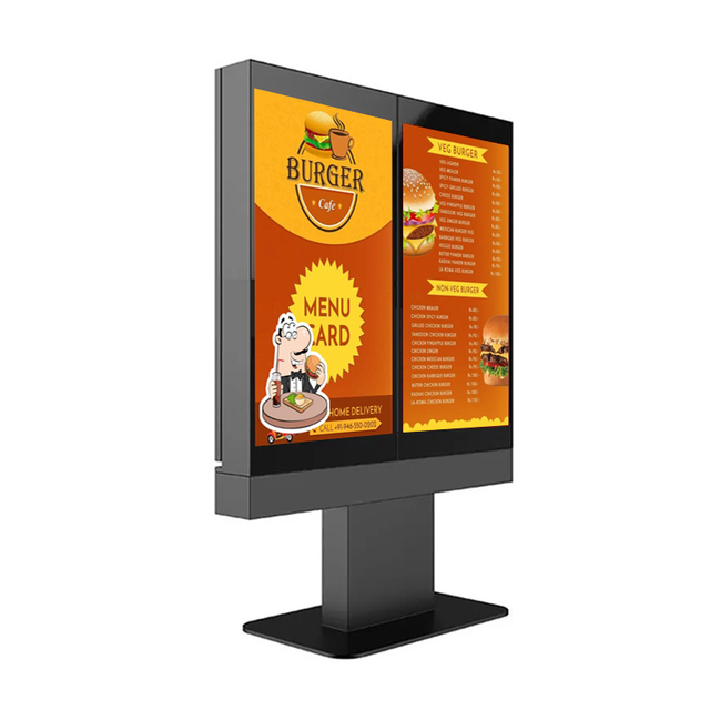 Samidisplay IP67 Waterproof Outdoor LCD Display for Restaurants Drive Thru Kiosk Digital Menu Board