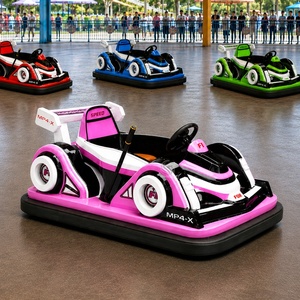 Voitures tamponneuses de parc d'attractions à vendre, électriques 48V, pour parents et enfants, avec contrôle de vitesse progressif - Product Image 3
