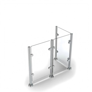 Rampe <span class=keywords><strong>de</strong></span> balcon en acier inoxydable ZD Glass avec <span class=keywords><strong>main</strong></span> <span class=keywords><strong>courante</strong></span> au sol moderne, garantie <span class=keywords><strong>de</strong></span> 5 ans, installation facile pour une utilisation intérieure/extérieure - Product Image 2