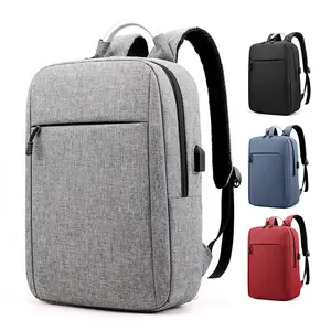 Atacado Laptop Waterproof Business Backpack Homens Mochilas Escolares USB Mochilas de Grande Capacidade para Homens Mulheres Back Pack Bags