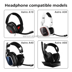 Dây Cáp Astro A40 Có Kẹp Ngắt Tiếng Nội Tuyến Điều Khiển Âm Lượng Cho Tai Nghe Logitech Astro A10 A40 TR A40TR Xbox One <span class=keywords><strong>PS4</strong></span>-Màu Xanh Dương - Product Image 3