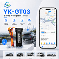 Traceur GPS 2G GSM 3 fils pour véhicule, étanche, localisation en temps réel, géolocalisation, alarme d'excès de vitesse, antichoc, stockage cloud, pour PC et automobile