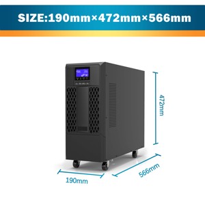 UPS en Línea de Larga Duración, 10KVA 9KW, Sistema de Alimentación Ininterrumpida Industrial para Hogar/Médico/Industrial/Computación, OEM/ODM - Product Image 4
