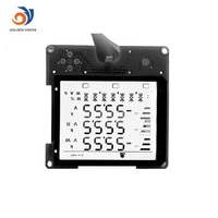 Écran LCD FSTN COB Goldenvision Instrument, affichage semi-transparent positif avec rétroéclairage LED et connecteur SPI