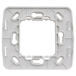 Plaque de support radio Rondo 2M blanche, longueur 8,6 cm, hauteur 0,8 cm, accessoire pour porte et fenêtre - Product Image 1