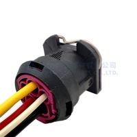 0090-546 2PCS Connecteur de faisceau de câblage de phare à 5 broches compatible avec VW Passat B5