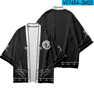 Style Anime japonais <span class=keywords><strong>traditionnel</strong></span> NieR Automata Kimono Haori <span class=keywords><strong>Yukata</strong></span> Cool Streetwear chemise pour femmes hommes été mode décontractée - Product Image 4