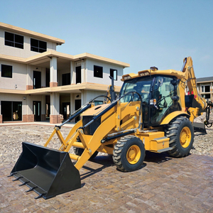 Tracteurs JCB 3cx 4cx d'occasion Mini chargeuse-pelleteuse Caterpillar 420F 416F 420E 416E Mini chargeur frontal bon marché - Product Image 1