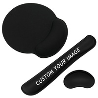 Ensemble clavier de jeu personnalisé, repose-poignets ergonomique et tapis de souris en caoutchouc pour ordinateur de bureau