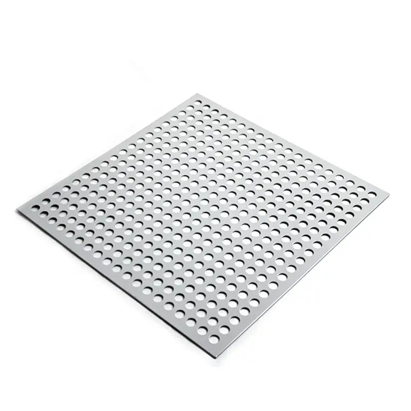 Stainless steel metal perforated panels for exterior walls