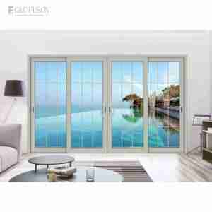 Trung Quốc Nhà cung cấp hàng đầu khung nhôm không thấm nước đôi kính nâng trượt cửa kính Patio trượt cửa kính cửa nhôm cửa - Product Image 3