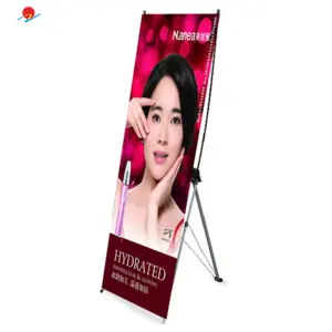 Custom Picture Printing Portable advertising display marketing x banner stand X banner stands display stand publicidad