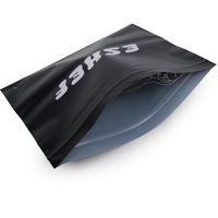 Sacs d'emballage pour vêtements recyclés, sacs transparents à fermeture éclair, plastique CPE transparent, PE, polybag personnalisé, résistant à l'humidité, pochette givrée pour T-shirt