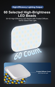 Luz LED con Clip para Influencers, Luz de Bolsillo Cálida, Lámpara de Video Profesional para <span class=keywords><strong>Tiktok</strong></span>, Equipo para Creadores de Contenido - Product Image 5