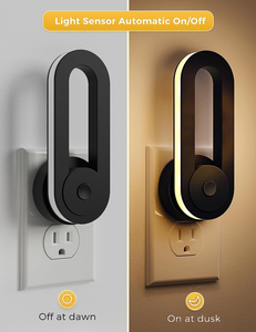 Luci Notturne Moderne LOHAS 3000K Bianco Caldo LED con Sensore, Luci Notturne Orientabili per Bambini e Neonati, per Camera da Letto e Corridoio - Product Image 3