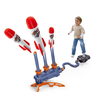 Juego de Lanzador de Cohetes de Espuma EVA HY, Juguete de Lanzamiento de Cohetes 2 en 1 para Niños, Modelo de Lanzamiento de Cohetes con Pedal - Product Image 3
