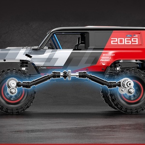 Voiture RC électrique sans balais MJX H18P Hyper GO Ford Bronco à l'échelle 1:18, tout-terrain en métal 4x4, jouet d'escalade sur route, expert 4 canaux - Product Image 3