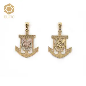 Elfic Fashionable Personality Gold Anchor Eagle Pendant Owl Jewelry Buho Accessories Women & Men Necklace Charms