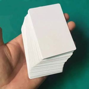 Tarjeta de PVC de Alta Calidad STC para Impresión de Juegos de Negocios, Imprimible, Laminada, Impresión UV Offset, Varios Colores Blancos No Transparentes - Product Image 4