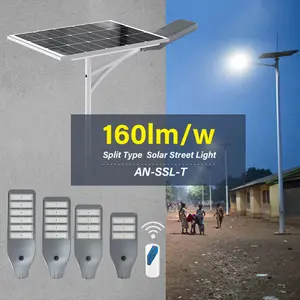 Ip65 açık tüm bir güneş sokak lambası 60W 90W 120W 180W entegre Led güneş enerjili sokak ışığı