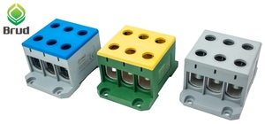 <span class=keywords><strong>3</strong></span> * 200A <span class=keywords><strong>3</strong></span> * 245A 1000V 1 tiang Sekrup DIN-rail pemasangan Kawat Konektor Kabel Terminal blok - Product Image 3
