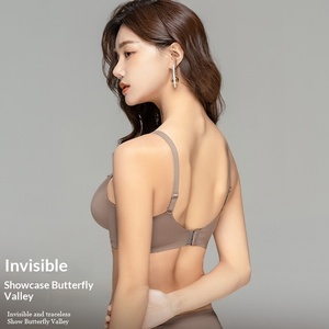 <span class=keywords><strong>Sujetador</strong></span> Push-Up sin Costuras Estilo Cómic para Mujer, Realza el Busto Pequeño, <span class=keywords><strong>Copa</strong></span> 3/4, Cómodo, sin Varillas, para Verano - Product Image 4