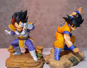 Dragon Ball Z Vegeta Goku – Sculpture d'action artistique peinte à la main, objet de collection pour fans, en résine et PVC, haute précision - Product Image 1