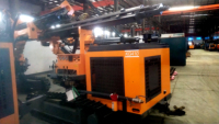 Foreuse rotative sur chenilles en acier allié avec moteur diesel pour le forage de trous de dynamitage DTH dans les mines et la dynamatisation des roches