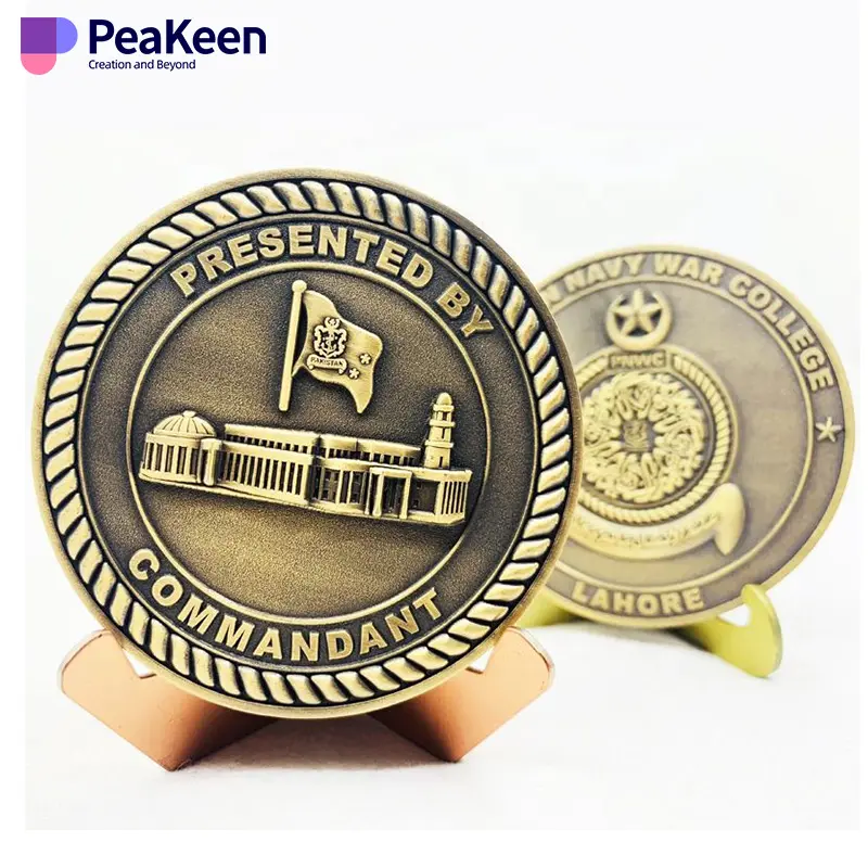 Alta Qualidade Ouro Metal Artesanato Presentes Custom 3D Moedas Custom Bulk Logo Coin Collection Cheap Blank Coins Stamping