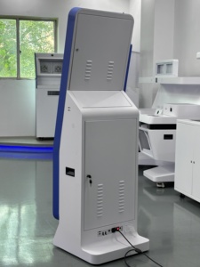 à commande automatique pour PC à écran tactile debout de 32 pouces, Kiosque interactif d'imprimante Android POS en libre-service - Product Image 3