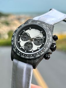 Montre automatique de luxe pour homme, 40 mm, mouvement 4130, verre saphir, acier inoxydable 904L, cadran en fibre de carbone - Product Image 2