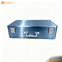 Flight case en aluminium sur mesure avec écran, étui de transport pour moniteur portable, boîte de rangement, mallette avec serrure à combinaison