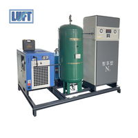 Générateur d'azote PSA contrôlé par PLC, fabrication en usine, pression réglable, haute pureté, économie d'énergie, certifié CE, prix bas