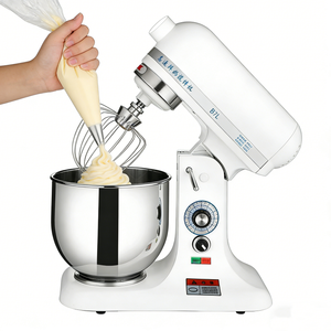 Mélangeur Planétaire de Haute Qualité 7L, Batteur sur Socle pour Œufs, Mélangeur Alimentaire de Capacité Moyenne pour <span class=keywords><strong>Boulangerie</strong></span> et Production de Céréales - Product Image 6