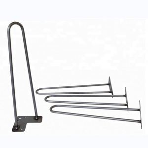 Wekis Home Modern Metal Hairpin <b>Leg</b> for Furniture for Coffee <b>Tables</b> Dining Kitchen Hotel Living Room Home Office Use - Product Image 2