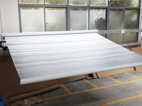 Cadre manuel en alliage d'aluminium pour camping-car, pare-soleil rétractable pour camping-car, caravane