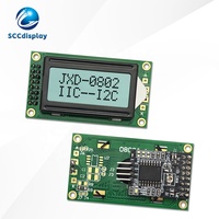 Écran LCD COB de petite taille SCCdisplay JXD0802A-IIC FSTN positif, interface IIC/I2C, module d'affichage matriciel 8x2 points haute luminosité