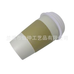 Tasse à café souple Chameleon gris clair avec couvercle anti-fuite pour les voyages - Product Image 3