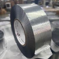 Ruban adhésif en aluminium auto-adhésif 85U de 150 mm de largeur, résistant aux solvants et à l'eau, sans doublure, pour conduits de climatisation et réfrigérateurs