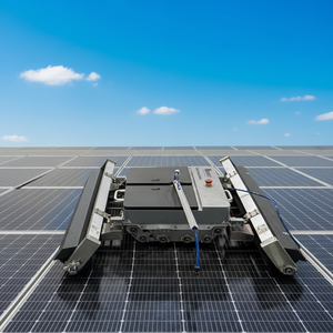 Multifit completamente-automatico leggero Anti-caduta a secco/acqua modalità di <span class=keywords><strong>pulizia</strong></span> del percorso di monitoraggio del pannello solare <span class=keywords><strong>pulizia</strong></span> Robot - Product Image 1