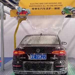 Automatic <b>Electric</b> Touchless Car Wash Machine with <b>Foaming</b> Stainless Steel 1500W Pressure Cleaning 150bar High Pressure - Product Image 4