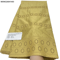 Dernière conception de tissu africain en voile suisse, dentelle suisse 100% coton, tissu en dentelle suisse de Dubaï pour robes de mariée