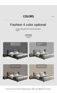 <span class=keywords><strong>Struttura</strong></span> <span class=keywords><strong>Letto</strong></span> Matrimoniale King Moderna di Lusso 160x200 con Contenitore per Arredamento Casa per Camera da <span class=keywords><strong>Letto</strong></span> Padronale o Appartamento - Product Image 2