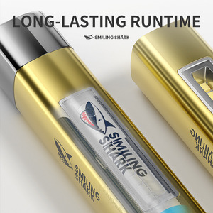 Smiling Shark <b>Rechargeable</b> <b>Flashlight</b> Led Aluminum Alloy Outdoor Lighting Bright Waterproof - Product Image 3