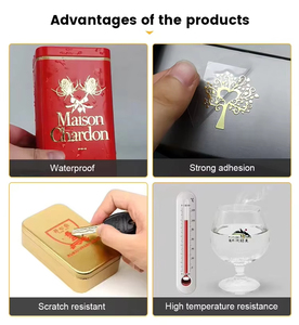 Impresión de Etiquetas Personalizadas con Logotipo, Impresión Impermeable, Embalaje con Acabado Brillante, Vinilo Holográfico, Etiquetas Adhesivas con Corte Personalizado - Product Image 6